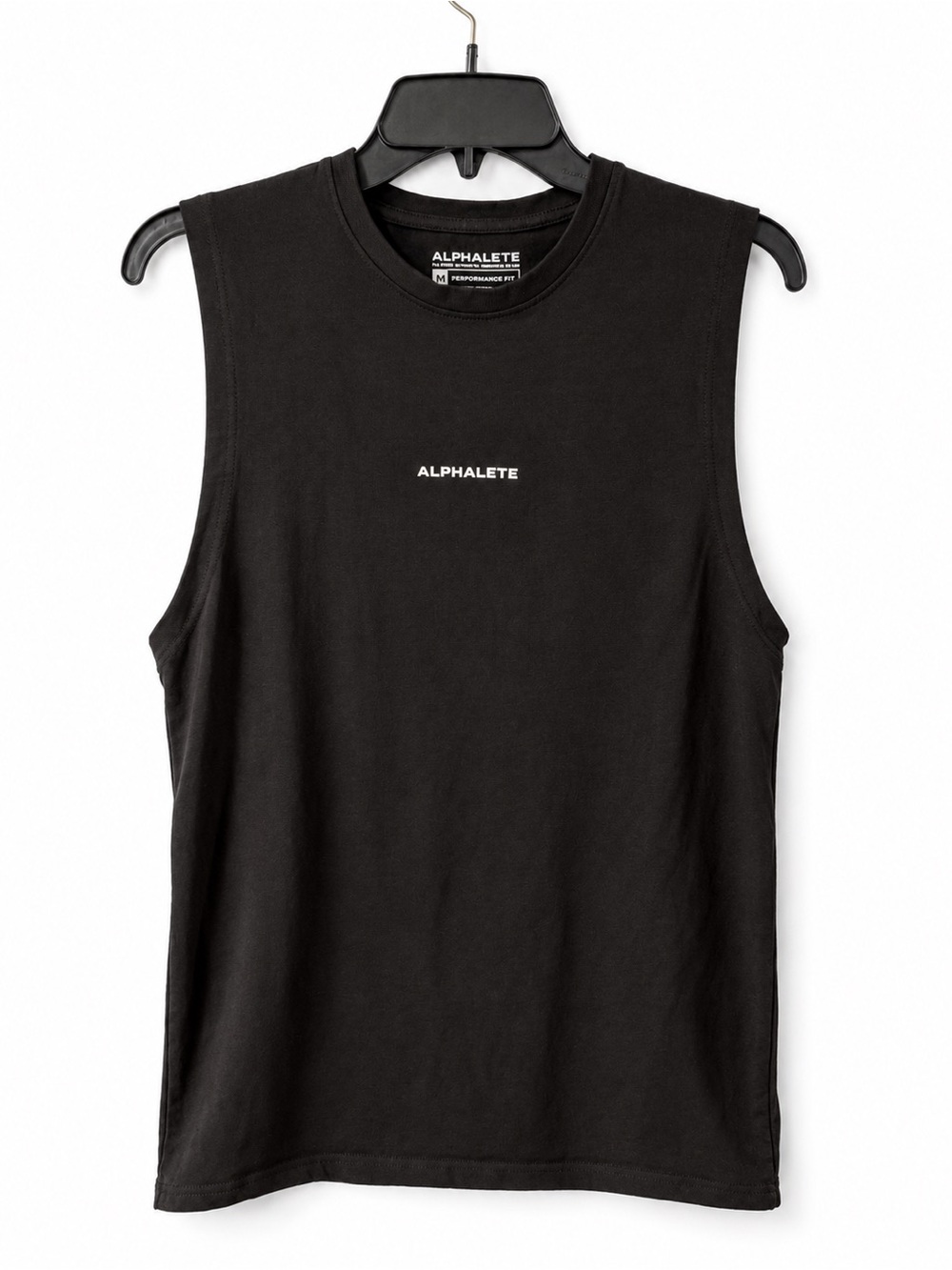 Alphalete Black Performance Fit Muscle Tank |M|